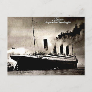 Old German Postcard - Titanic