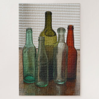 Old Glass Bottles 2 Jigsaw Puzzle