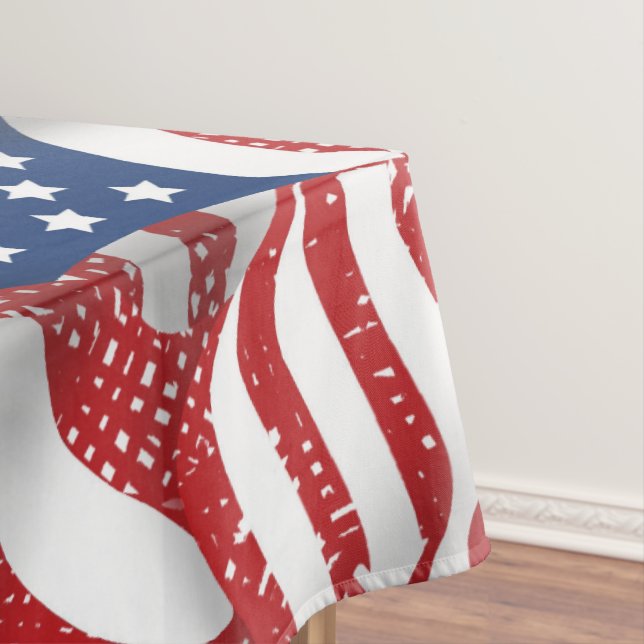 Old Glory All American - USA Flag - Celebration Tablecloth (In Situ)