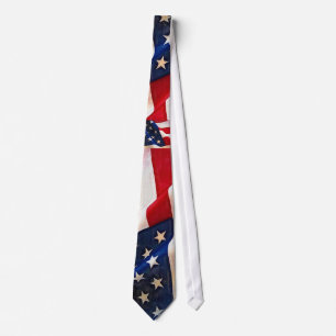 Old Glory American Flag Tie