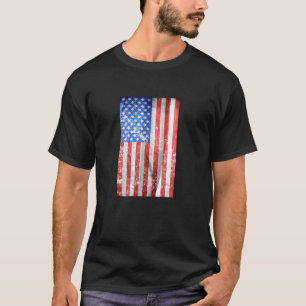 Old Glory American Flag United States of America U T-Shirt