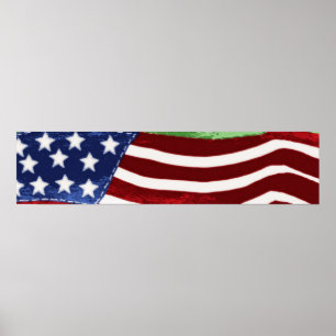 Old Glory Banner Poster