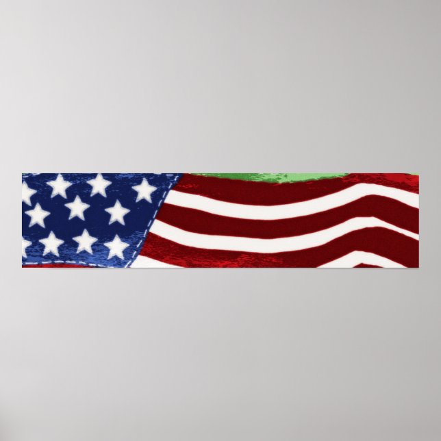 Old Glory Banner Poster (Front)