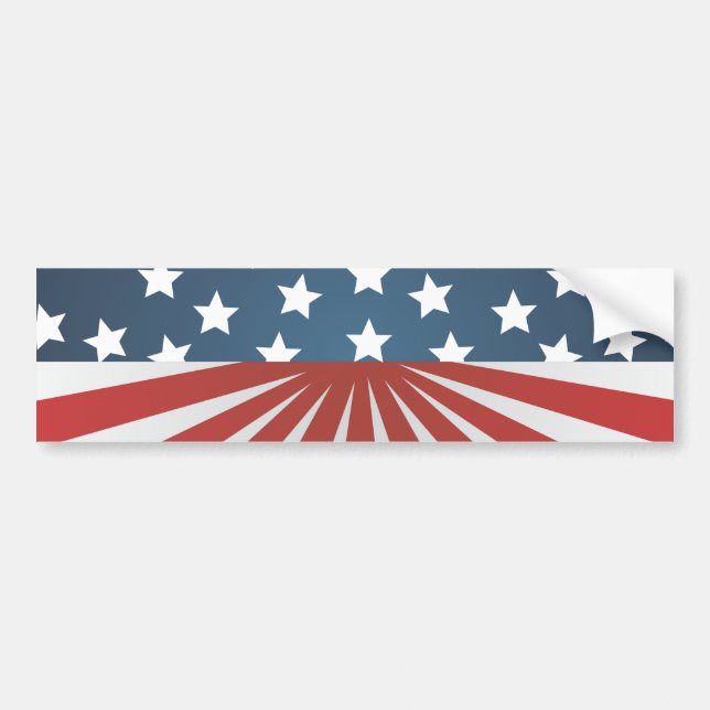 old glory bumper sticker (Front)