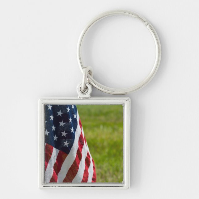 Old Glory Key Ring (Front)