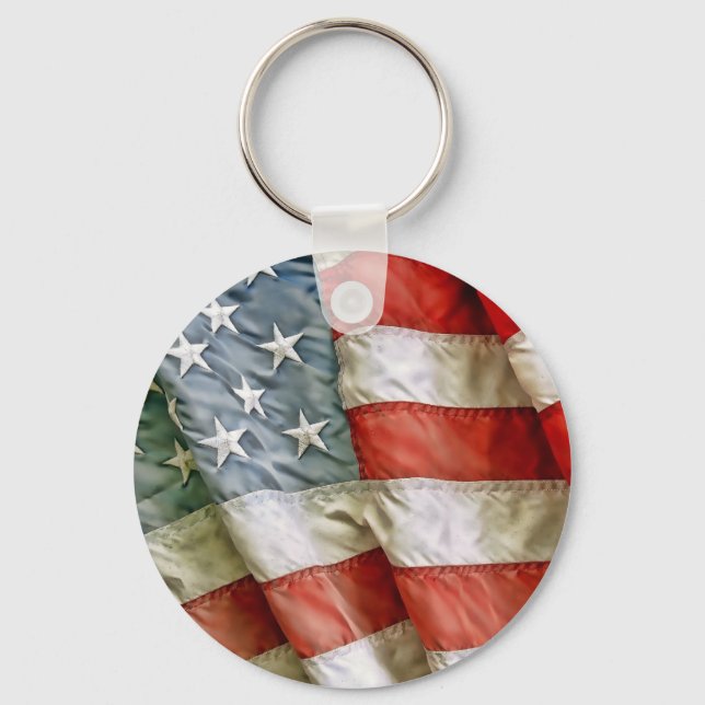 Old Glory Key Ring (Front)