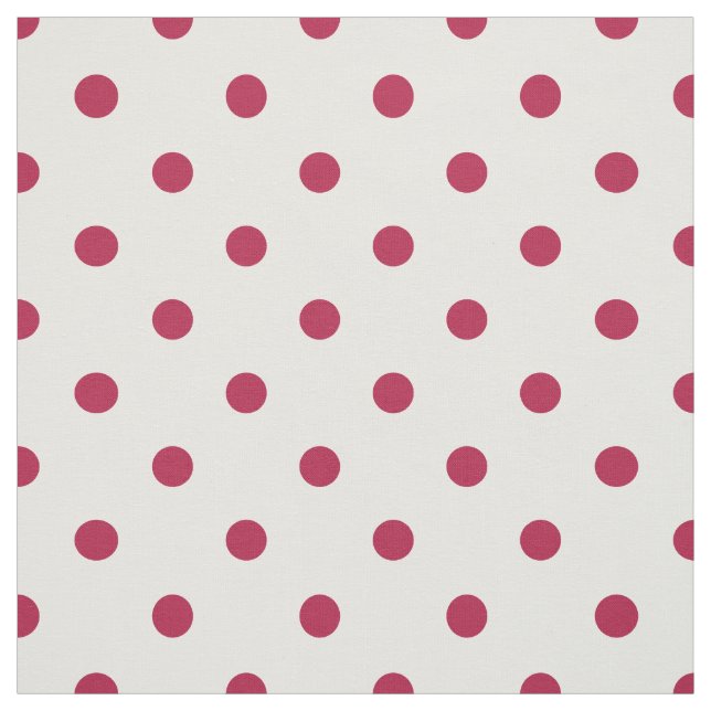 Old Glory Red Polka Dots Fabric (Swatch)