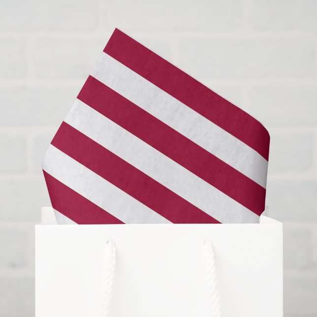 Old Glory Red Stripe (large scale) Tissue Paper (Gift Bag)
