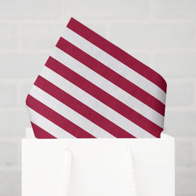Old Glory Red Stripe (medium scale) Tissue Paper (Gift Bag)