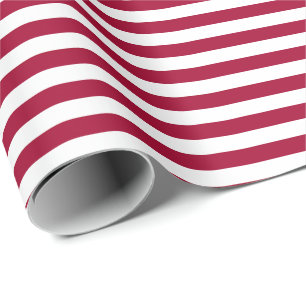 Old Glory Red Stripe (small scale 0.5”) Wrapping Paper