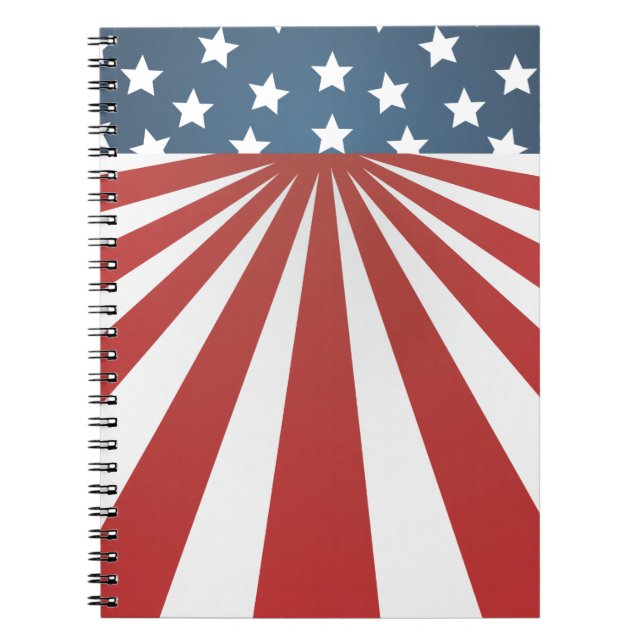 old glory spiral notebook (Front)