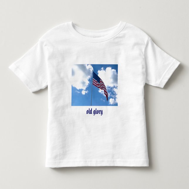 Old Glory Toddler T- Shirt (Front)