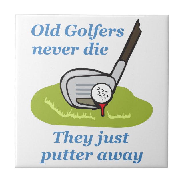 Old Golfers Tile (Front)