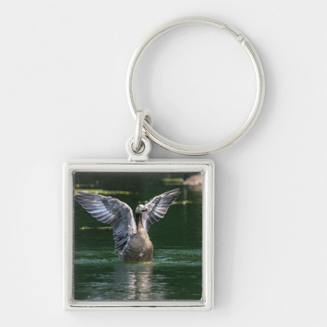 Old Goose Wing Action Key Ring (Front)