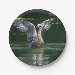Old Goose Wing Action Paper Plate