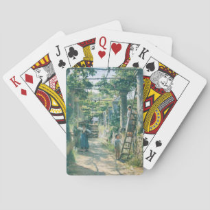 OLD GRAPE VINEYARD HARVEST Rustic Countryside Playing Cards