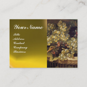 OLD GRAPE VINEYARD ,RED WAX SEAL BUSINESS CARD