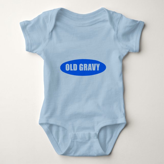 Old Gravy Logo Baby Bodysuit (Front)