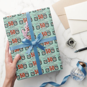 Old Green Stamps Wrapping Paper
