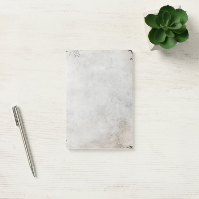 Old Grey Paper Post-it Notes (Office)
