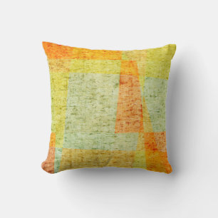 Old grunge background with delicate abstract textu cushion