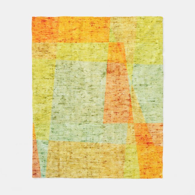 Old grunge background with delicate abstract textu fleece blanket (Front)