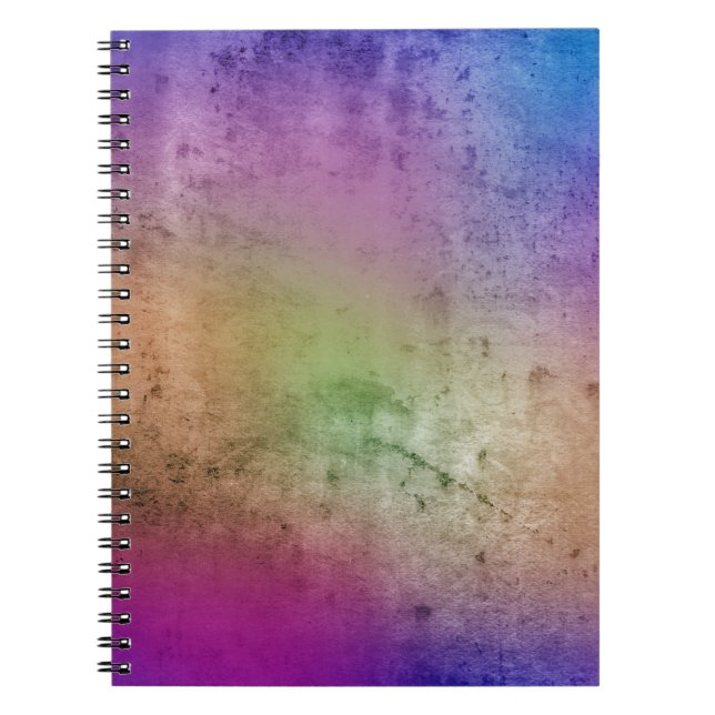 Old grunge colour wall backgroundabstract, ancient notebook (Front)