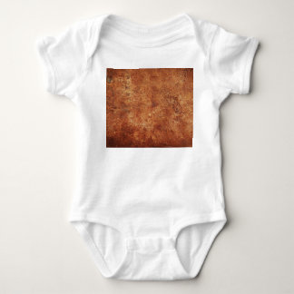 Old Grunge Rustic Metal Texture Baby Bodysuit