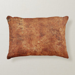 Old Grunge Rustic Metal Texture Decorative Cushion