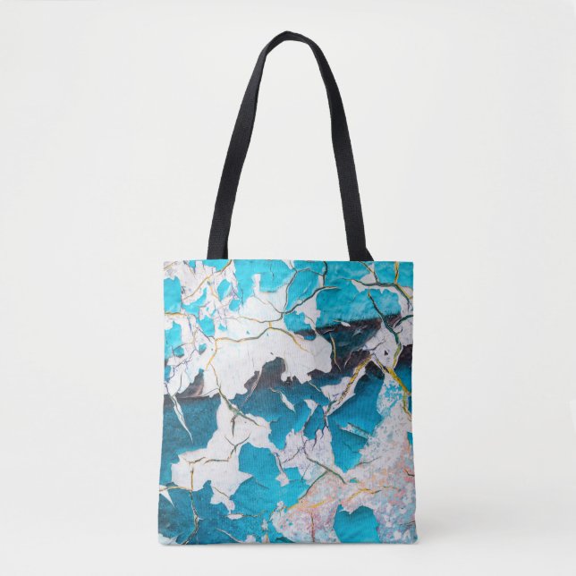 Old grunge wall textures and backgroundsearthquake tote bag (Front)