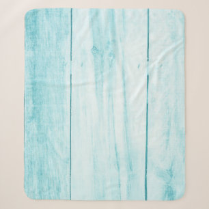 Old grunge wood plank texture background. Vintage  Sherpa Blanket