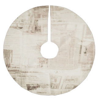 Old grungy paper texture background. brushed polyester tree skirt