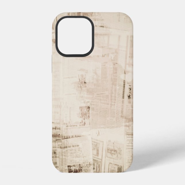 Old grungy paper texture background. iPhone case (Back)