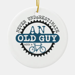 Old Guy Ceramic Tree Decoration