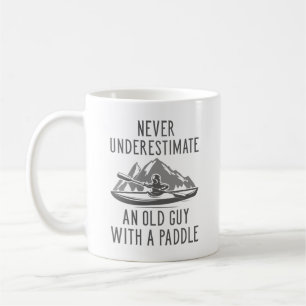Old Guy With A Paddle Coffee Mug