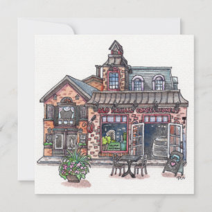 Old Hall in Town Card
