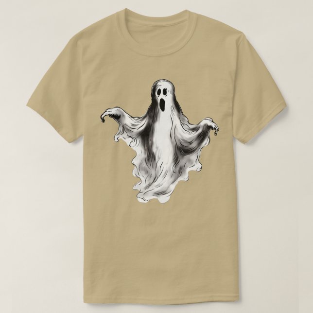 Old Halloween Ghosts (7) T-Shirt (Design Front)