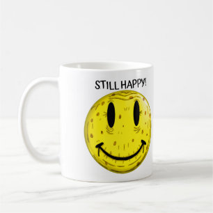 OLD HAPPY FACE. OLD BUT STILL HAPPY COFFEE MUG