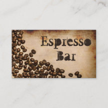 Old Hessian Espresso Bar - Business Card