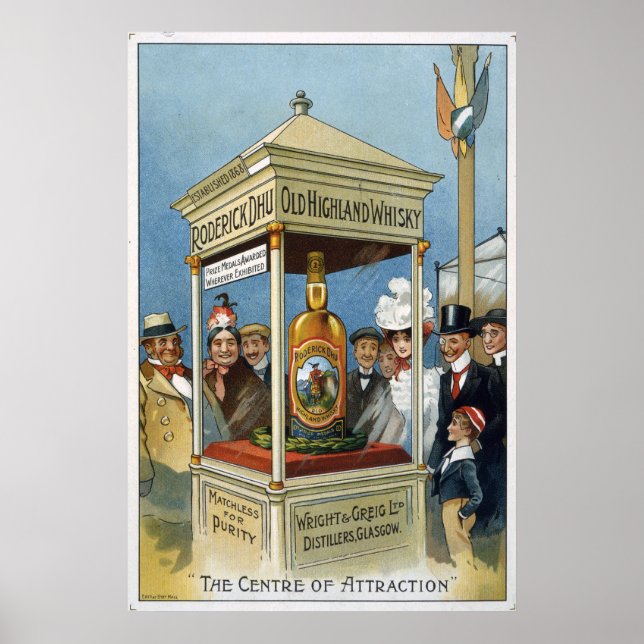 Old Highland Whisky Poster (Front)