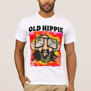 OLD HIPPIE BIRTHDAY MEN'S T-SHIRTS