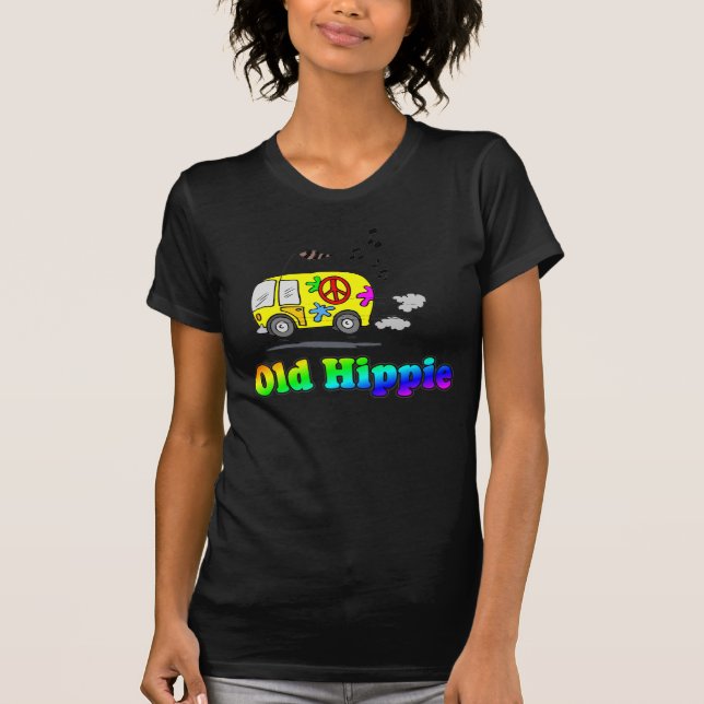 Old Hippie Bus T-Shirt (Front)
