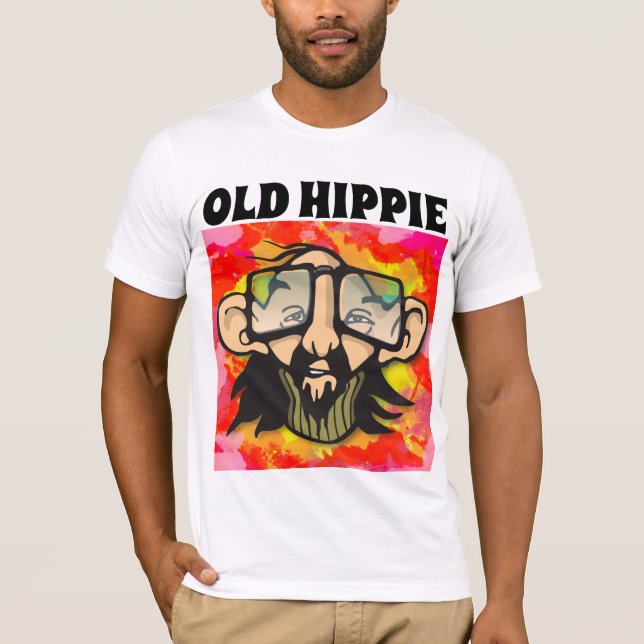 OLD HIPPIE MEN'S T-SHIRTS (Front)