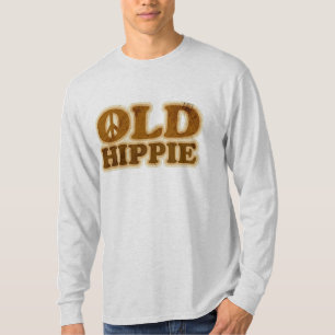 Old Hippie Peace Sign T-Shirt