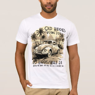 Old Hippies for Harris/Walz T-Shirt
