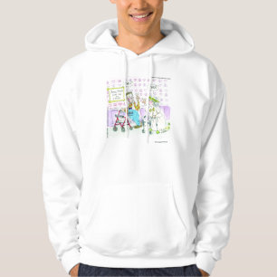 Old Hippies Home Funny Hoodie by Rick London