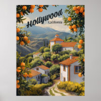 Old Hollywood California: Orange Groves Await