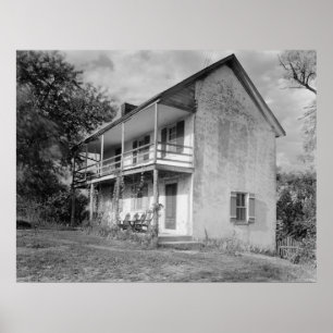 Old House at Green Castle Bridge Poster