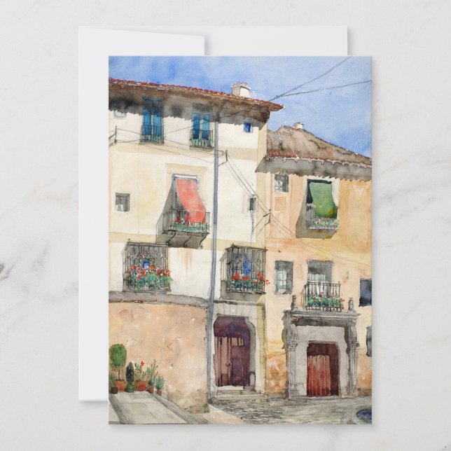 Old House at Segovia, Spain | Cass Gilbert (Front)