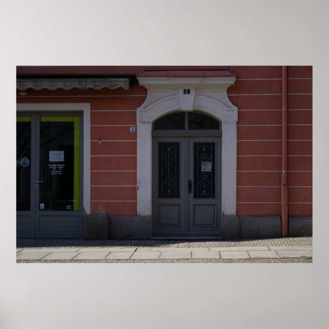 Old House Doorway Poster (Front)